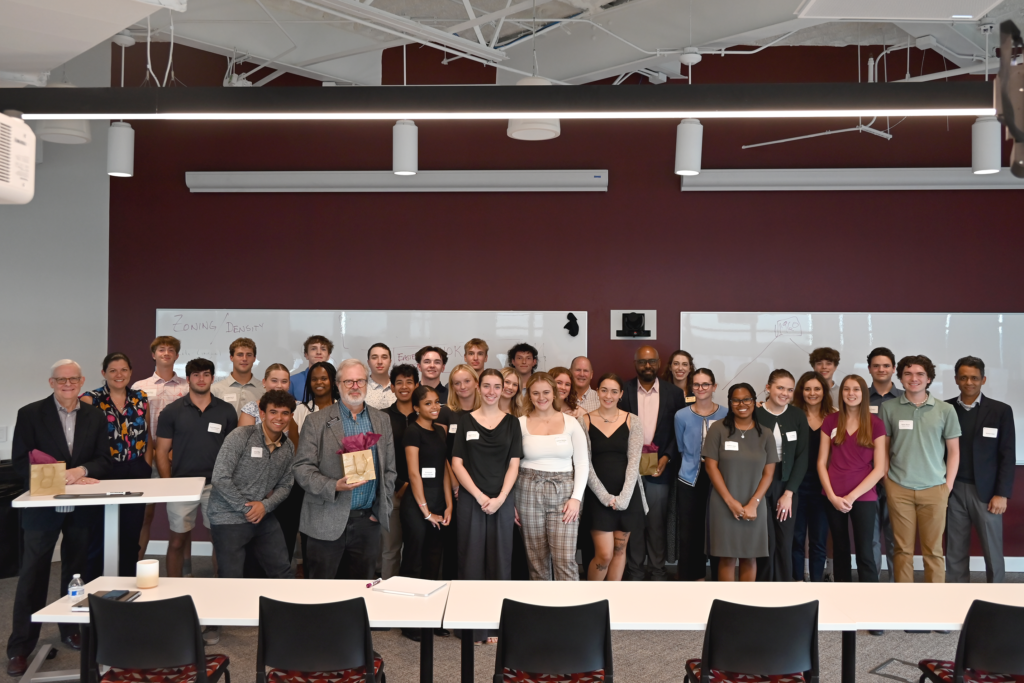 Students at the Elon University Charlotte Campus